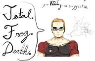 buff child_sexual_abuse_material fat frog glasses green_eyes muscles nate pepe seething soyteen subvariant:chudjak_front subvariant:muscular_chud tfd total_frog_death total_frogshit_annihilation variant:chudjak white_background yellow_hair // 1294x833 // 463.3KB