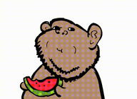 animated brown_skin chewing drawfag eating nigger tranny_artstyle variant:impish_soyak_ears watermelon // 1484x1080 // 219.0KB