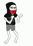 angry animated anti_nazi bandana clothes facemask full_body hoodie nazism open_mouth punch shorts stubble text v-shaped_eyebrows variant:soyak white_background white_skin // 250x344 // 670.9KB