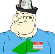 asian clothes hat hello_my_name_is_(sticker) op_is_a_retarded_lazy_faggot_for_not_tagging_his_own_shit self_insert smile subvariant:mexiaryan tengrism turkic_khaganate yellow_skin // 886x872 // 174.3KB