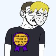 H3K_(namefag) award blue_eyes brown_hair clothes mask nate natejak white_skin // 600x600 // 102.4KB