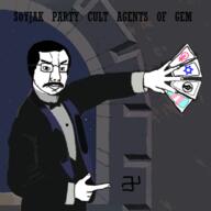 Blue_Oyster_Cult art black_lives_matter chud cover feminists hair judaism moustache music_album swastika trans // 705x705 // 259.5KB