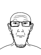 closed_mouth ear front_facing glasses neutral series:fusionjaks stubble subvariant:kuziplier subvariant:kuziplier_front subvariant:kuzjak_front subvariant:neutralplier template variant:kuzjak variant:markiplier_soyjak white_skin // 810x1080 // 18.8KB