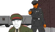 beard communism froot glasses gun kuz nazism orange_skin uniform variant:carterjak variant:kuzjak variant:soyak variant:unknown // 2370x1412 // 103.5KB