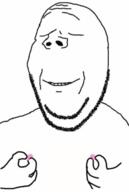 animated closed_eyes happy nipple soyjak stubble variant:cobson // 360x537 // 315.4KB