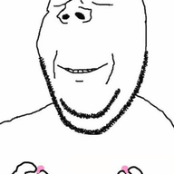 animated closed_eyes happy nipple soyjak stubble subvariant:wholesome_soyjak variant:gapejak // 360x537 // 315.4KB