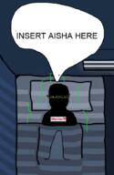 Warrior-Z(user) aisha_bint_abi_bakr bed blanket brown_skin jihadist meta:tagme namefags pajeet pedophile penis pisslam shitskin soyjak speech_bubble stinky terrorist variant:chudjak // 588x900 // 144.0KB