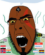 Warrior-Z(user) afghanistan asian batman bbc beard bnwo commie communism eyebrows faggot flag flag:afghanistan flag:india flag:iraq flag:norway flag:transgender_pride_flag fnf friday_night_funkin' gay genre_defining glasses hammer_and_sickle hello_my_name_is_(sticker) iraq islam kratos lips looking_to_the_left meta:revjak mudslim mudslime name_tag namefags nigger norway open_mouth pajeet pisslam queen_of_spades red_star revjak rule34 shitskin slopjak speech_bubble speech_bubble_empty stinky stubble subvariant:modern_cobson sweating taliban teeth thick_eyebrows tranny trans variant:cobson // 775x949 // 394.4KB