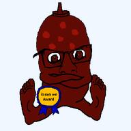 artist:SanrioWABAG award condiment dark_red dot food red_eyes red_skin sauce subvariant:condiment teriyaki variant:feraljak // 448x448 // 9.8KB