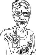 amphibian boomer frog grandma maga miga nas:pepe pepe pepe_the_frog politics qanon soyjak variant:unknown // 768x1024 // 235.0KB