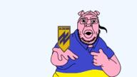 azov_battalion big_lips double_chin eyebrows fat hand head hohol obese pig showing_something stubble surprised sweating sweaty transparent_background ukraine variant:nopejeet warrior wrinkles // 1703x954 // 66.2KB