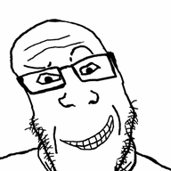 animated beard dreamworks eyebrow_raise glasses smirk variant:markiplier_soyjak ygif // 512x512 // 1.0MB