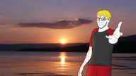 arm background clothes cloud glasses half_body hand irl_background nate nate_higgers smile smug stubble sunset variant:soyak // 3840x2160 // 2.8MB