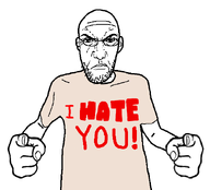 angry closed_mouth glasses hate i_hate i_hate_you pointing pointing_at_viewer punisher_face variant:shirtjak // 618x559 // 55.4KB