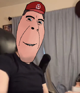 biting_lip cap clothes edit eyebrows gooning hair hat horny if_you_know_you_know irl_background subvariant:hornyson teeth teeth_showing tiktok variant:cobson white_skin // 624x720 // 382.0KB