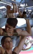 alien alien_(movie) bloodshot_eyes crying glasses hanging military movie muscles purple_hair rope text tongue tranny variant:bernd // 531x866 // 629.9KB
