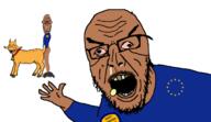 2soyjaks anal_penetration arm award bell bloodshot_eyes brown_skin clothes ear euromutt europe european_union full_body glasses goat hand hat holding_object horn islam lars_ulrich metal_(music) metallica most_obsessed_faggot_award naked nsfw open_mouth rape sex soyjak stubble subvariant:euromutt variant:goatjak variant:markiplier_soyjak variant:yurjak zoophile // 2700x1554 // 903.4KB