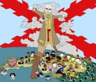 chud clothes colonization empire full_body map meta:tagme multiple_soyjaks native_american soyjak spain subvariant:chudjak_front the_rhodes_colossus variant:chudjak white_skin // 3643x3125 // 6.8MB