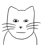 animal cat cat_ear looking_at_you meta:barely_a_soyjak no_glasses smile subvariant:neutralplier variant:markiplier_soyjak // 720x800 // 10.3KB