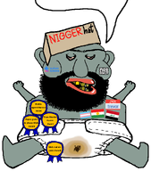 autism autism_speaks award diaper flag:iraq flag:kurdistan flag:transgender_pride_flag piss poop shitskin soiled_pants speech_bubble speech_bubble_empty subvariant:euromutt subvariant:pissbaby subvariant:tetojak trevor(user) variant:feraljak variant:markiplier_soyjak // 1480x1680 // 116.7KB