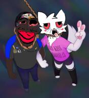 ack award black_skin boykisser boykissersilly_cat discord flag:transgender_pride_flag furfag furry peace_sign rope subvariant:jartycuck transheart trend:slopjak variant:chudjak // 1871x2048 // 4.7MB