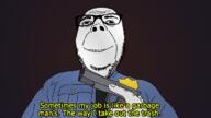 badge clothes glasses grin hand holding_gun holding_object mde million_dollar_extreme million_dollar_extreme_presents_world_peace police stubble text variant:dubbbzjak // 1280x720 // 110.7KB