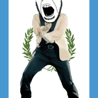 angry animated country dance firearm flag full_body gangnam_style glasses guatemala gun irl open_mouth paper quetzal rifle soyjak stubble variant:cobson // 300x460 // 502.7KB