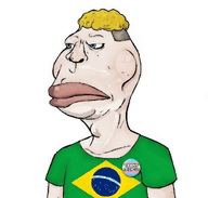 albino badge big_lips blue_eyes brazil brazil_flag eyes_like_the_o-o-cean flag:brazil flag:transgender_pride_flag meta:ai_generated meta:op_is_a_gringo_looking_for_trouble_for_adding_less_than_5_tags subvariant:brazilmutt variant:meximutt white_skin // 1040x992 // 699.6KB