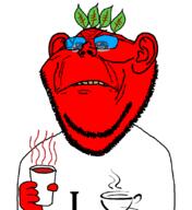 angry beetroot bloodshot_eyes broot clothes coffee food glasses i_love java juice leaf red_skin stubble tinted_glasses tired variant:impish_soyak_ears vegetable yellow_teeth // 1000x1091 // 38.6KB