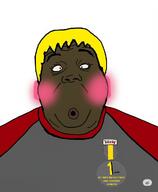 all_soyteens_look_like_this anti_sharty blond blush brown_skin eyelashes fat hair i_need_a_spaking medal meta:ai_generated meta:leaky meta:tagme nate nate_higger's_distant_cousin_(cape_rrackers) nusoicaca shartycuck shitskin soycuck subvariant:hunky_twink_sex_machine surprised variant:alicia yellow_hair // 841x1024 // 79.5KB