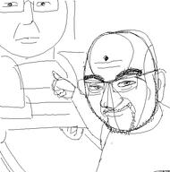 beard glasses india meta:not_oc mole neutral oekaki pajeet peace_sign selfie smile smug soyjak tegaki train variant:unknown // 539x544 // 16.3KB