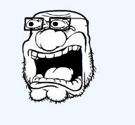 glasses head open_mouth stubble transparent_background variant:tockson wario // 845x779 // 17.3KB