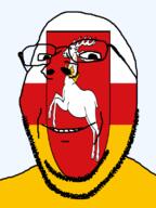 animal country deer flag flag:lublin glasses looking_at_you lublin poland smile soyjak stubble subvariant:wholesome_soyjak teeth transparent_background variant:gapejak voivodeship // 600x800 // 69.5KB