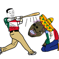 animated award baseball_bat baseball_cap bloodshot_eyes brown_skin brown_troonjak clothes comanche countrywar crying deformed democrat distortedr ext=gift flag:california flag:italy flag:japan flag:mexico flag:nazi_germany flag:spain flag:texas flag:transgender_pride_flag flag:united_states flag:yucatan_republic flat_cap france germany glasses hachimaki italy japan maga mexico mexicuck mexikike meximutt mexitranny monocle native_american nazi_germany purple_hair queen_of_spades slant_eyes sombrero spain star_of_david stubble texas total_meximutt_death trend:slopjak united_kingdom united_states variant:bernd variant:chudjak yellow_skin yucatan yucatan_republic ywnbaw // 1920x1557 // 2.7MB
