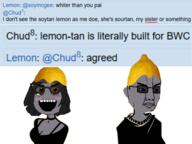 andrew_graves ashley_graves brown_eyes bwc female glasses grey_skin incest lemon lemon_(user) sourtan the_coffin_of_andy_and_leyley variant:chudjak variant:soytan // 1509x1132 // 732.4KB