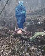 blood bloodshot_eyes corpse crying dead forest full_body ghost ghost_of_kiev glasses irl irl_background merge meta:gore military_uniform open_mouth russo_ukrainian_war soldier soyjak stubble ukraine uniform variant:soyak // 503x627 // 440.4KB