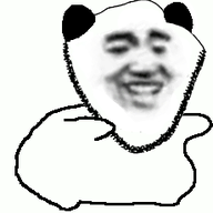 animal animal_ears biaoqing china dance dancing_swede ear full_body irl panda soyjak stubble variant:impish_soyak_ears // 230x253 // 53.3KB