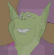 1488 art croat ear evil green green_goblin green_skin marvel meta:GET oekaki orc smile soyjak subvariant:orcish_soyak_ears supervillain variant:impish_soyak_ears // 680x687 // 102.3KB