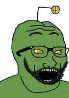 amphibian fat frog nas:pepe open_mouth pepe pepe_the_frog reddit reddit_frog variant:excited_soyjak yellow_teeth // 644x916 // 29.6KB