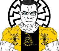 a10_eyes anarcho-capitalism blacksun buff clothes falangism flag:falangism libertarian muscles sonnenrad spain subvariant:muscular_chud transparent_background variant:chudjak white_skin // 2118x1858 // 1.8MB