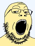 beard glasses looking_at_you narrow_eyes open_mouth subvariant:gapegook variant:gapejak yellow_skin // 600x800 // 19.2KB beard glasses looking_at_you narrow_eyes open_mouth subvariant:gapegook variant:gapejak yellow_skin // 600x800 // 19.2KB