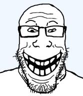 front front_facing smile smiley_face troll trollface variant:markiplier_soyjak // 1035x1200 // 33.1KB