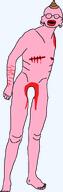 big_lips glasses marisa_davanzo pink_skin pooner poop red_lips // 262x801 // 9.4KB