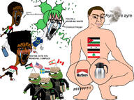 4chan anime apu arabic_text broly_culo canada cigarette crying european_union flag flag:canada flag:european_union flag:iraq flag:israel flag:lebanon flag:palestine flag:sweden flag:syria flag:united_states glasses greece gucci hair iraq israel jordan lebanon levant marlboro open_mouth palestine soyjak stubble sweden syria united_states variant:chudjak variant:cryboy_soyjak yotsoyba // 1593x1191 // 460.8KB