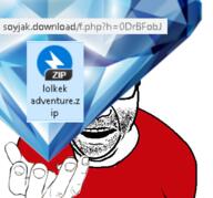 child_sexual_abuse_material gem glasses hand link lol_kek_kek_lmao_lmao_lmao_xd_haha lolkek malware open_mouth red_shirt reddit soyjak_download stubble variant:el_perro_rabioso virus // 430x400 // 136.6KB