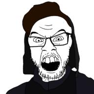 angry hair hoodie meta:tagme soyjak variant:feraljak // 1080x1080 // 126.2KB