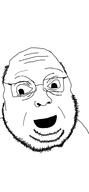 glasses open_mouth soyjak stubble variant:fishboy // 1170x2532 // 108.9KB