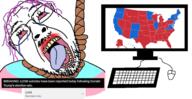 bloodshot_eyes computer crying dead donald_trump election harris map monitor purple_hair rope suicide tranny troon variant:bernd // 1388x716 // 596.5KB