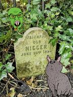 1894 approve_this_one_instead_please bleeding_wound bunny_ears dead dead_leaves gravestone gray_skin green green_skin kike leaves nigger objectsoy old puppy_eyes rabbit rotten series:animaljaks shovel snake subvariant:büninjaak subvariant:neutralplier variant:feraljak variant:impish_soyak_ears variant:markiplier_soyjak yellow_eyes // 1080x1440 // 2.9MB