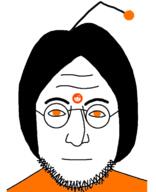 antenna closed_mouth glasses nose orange_eyes orange_shirt reddit stubble variant:lennonjak // 623x769 // 65.8KB